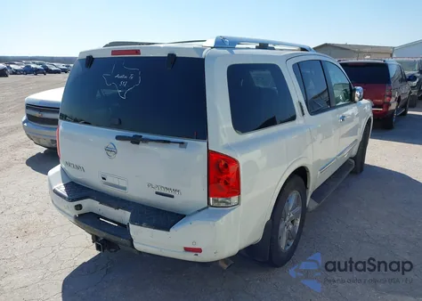 2010 Nissan Armada Platinum z USA, uszkodzony, nr VIN 5N1BA0NF6AN607748